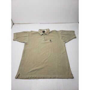 Vintage 90’s Warner Bros. Studio Store Marvin Martian Khaki Polo Shirt Size Lg